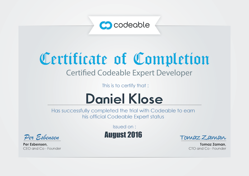 Certified Codeable Expert
